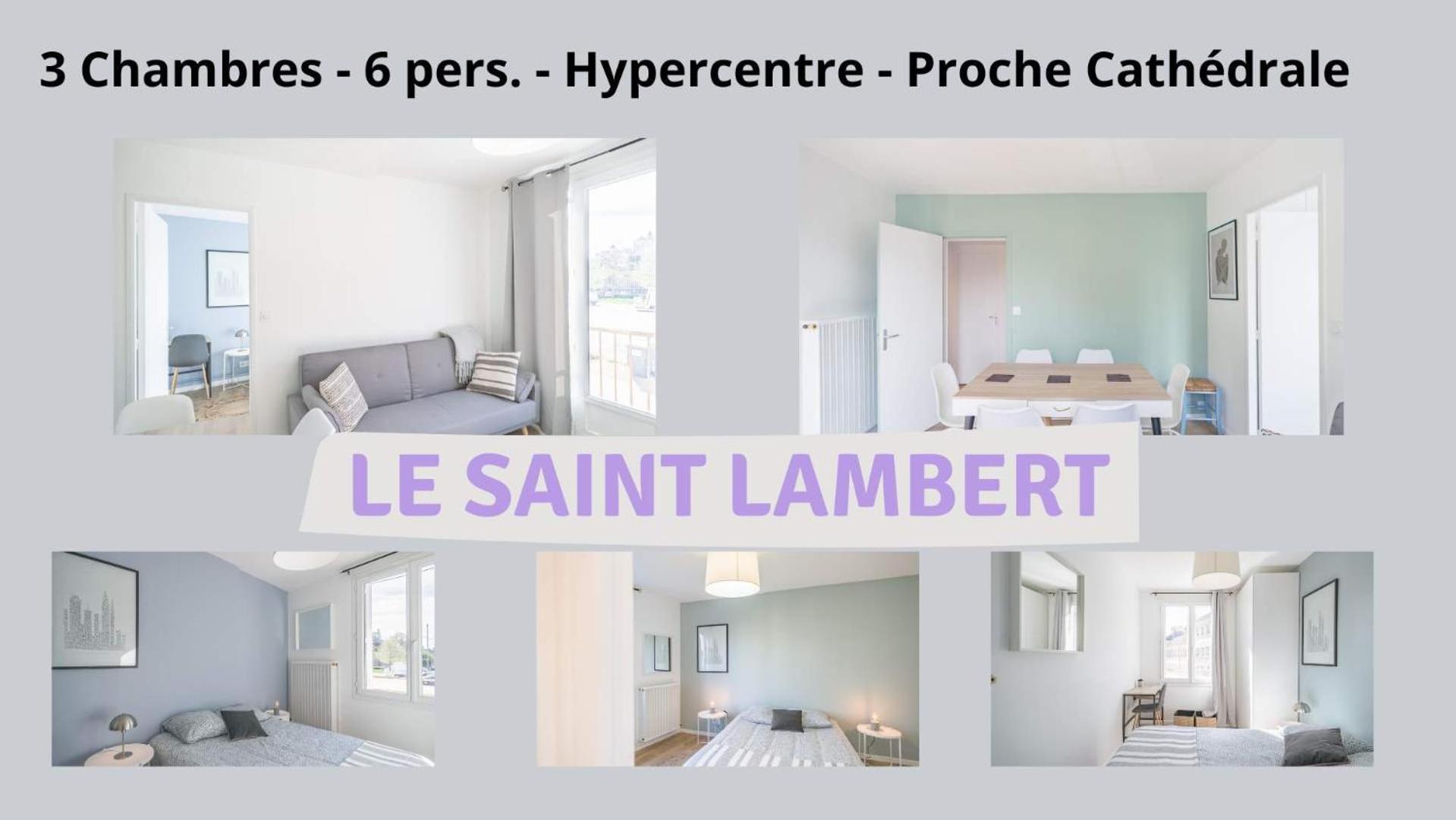 Le St Lambert Proche Cathedrale Parking Gratuit Apartamento Troyes Exterior foto